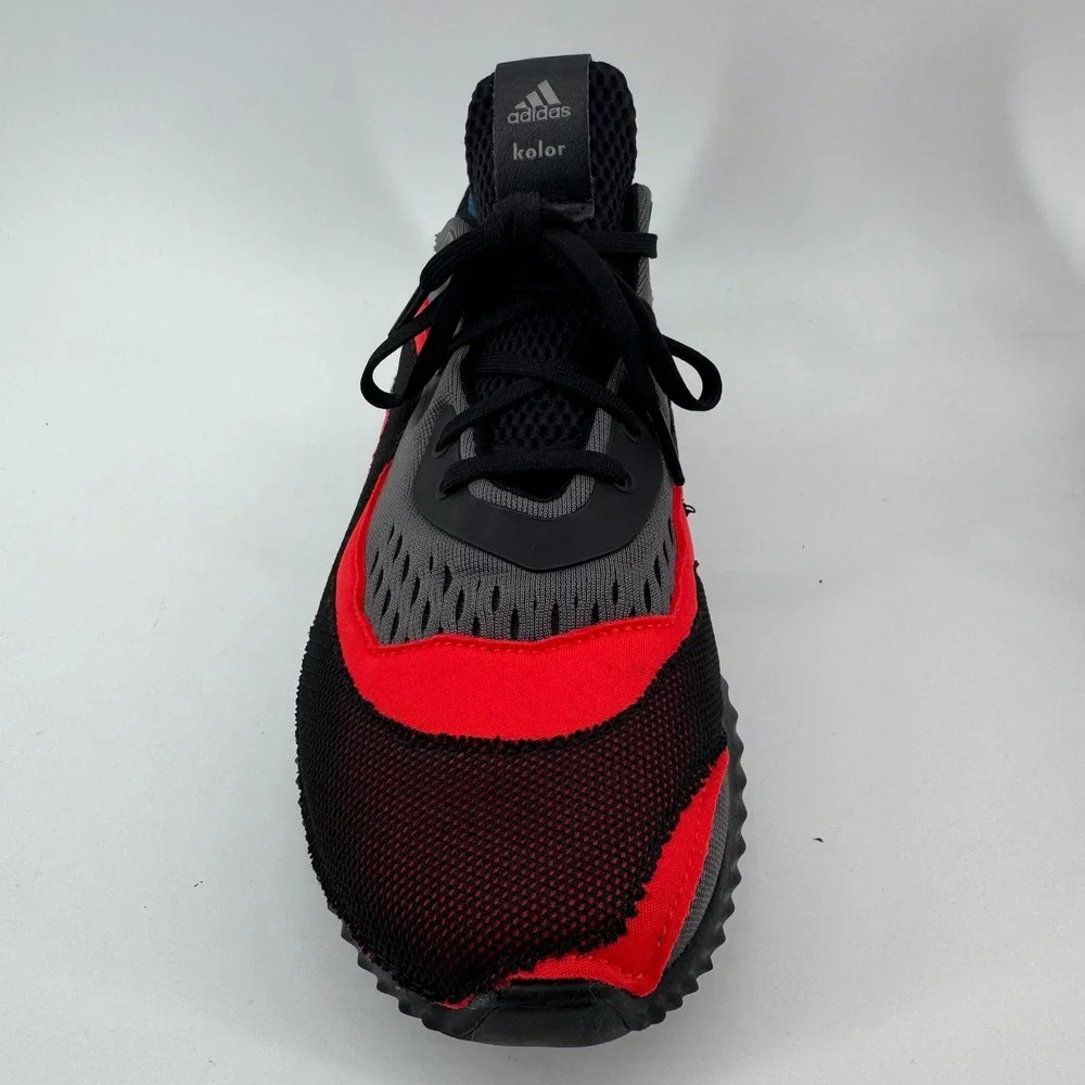 Adidas x Kolor Alphabounce Mens Black Red Grey Running Shoes AC7019 Size 9
